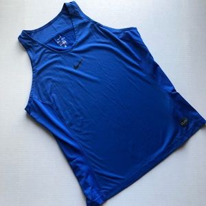 Women’s Nike ELITE Dri-Fit Tank Blue, Large